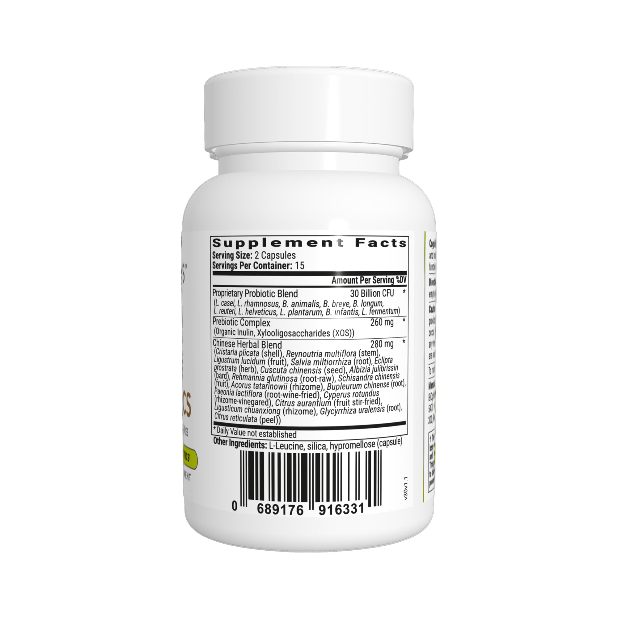 Cognibiotics Probiotic Brain Supplement capsules on a white background