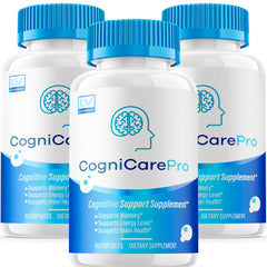 Cognicare Pro 3-Pack bottle front view with 180 capsules - image 1