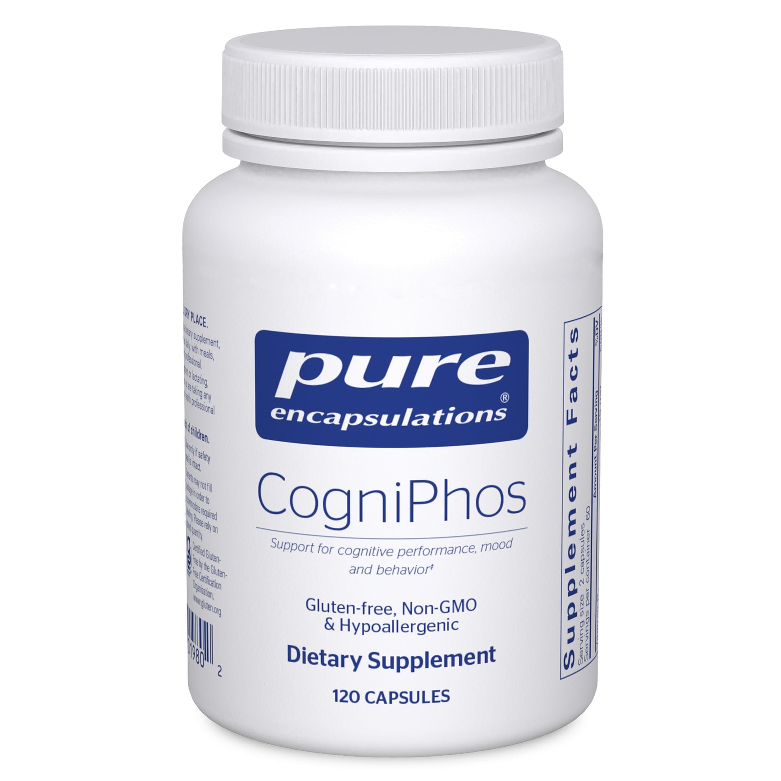 CogniPhos 120 capsules bottle front label