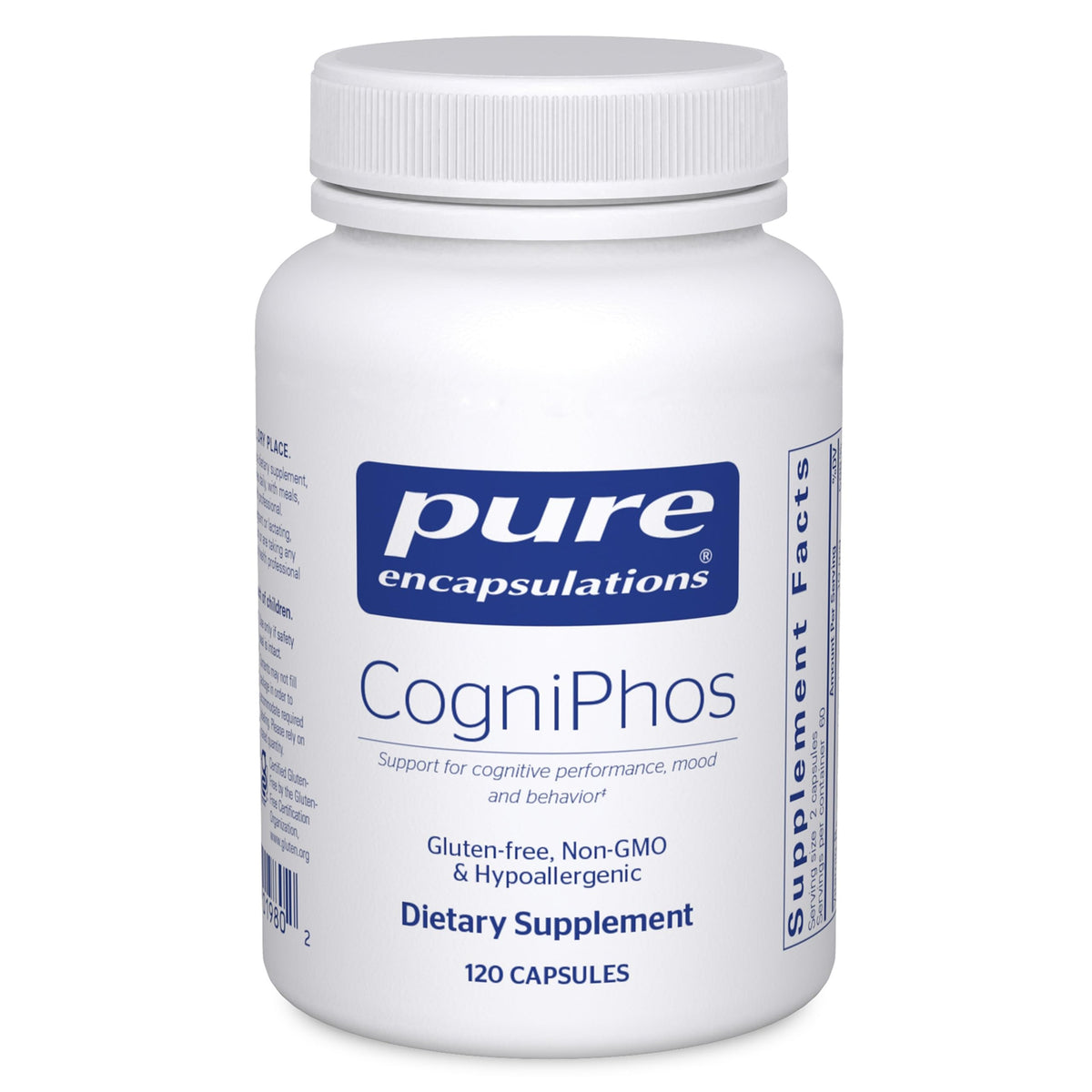 CogniPhos 120 capsules bottle front label