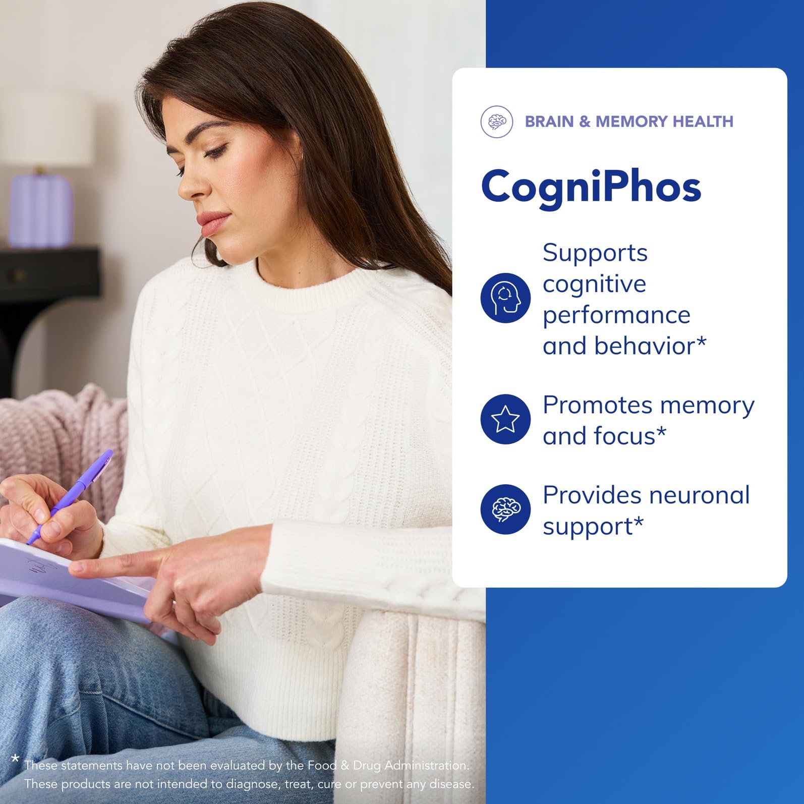 Acetyl-l-carnitine memory and attention support illustration
