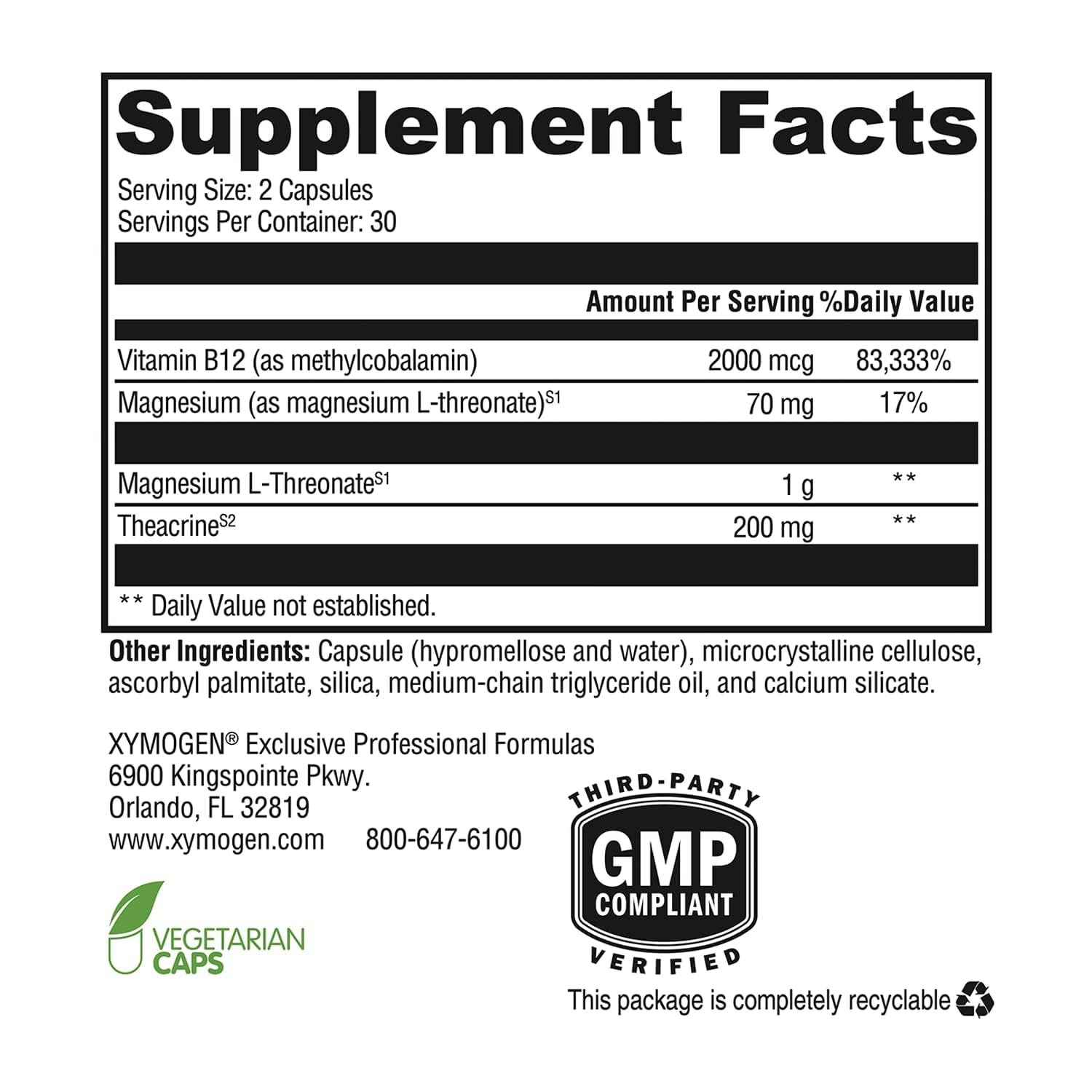 Cogniquil bottle on white background