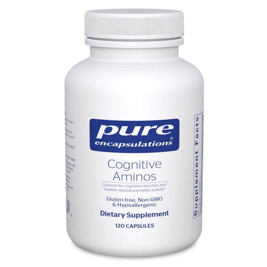 Cognitive Aminos front label on bottle