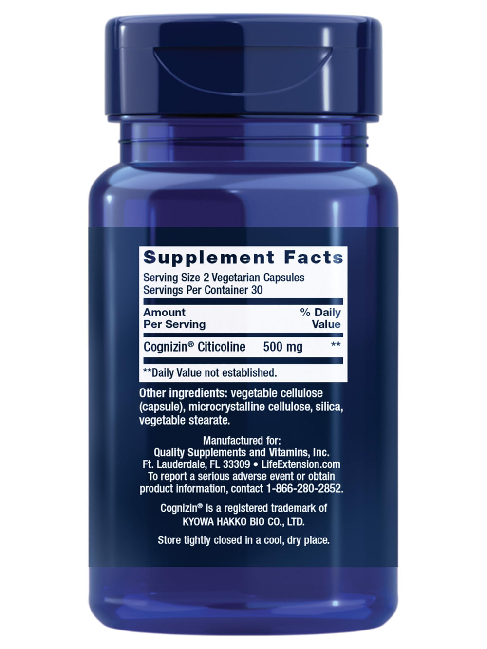 Cognizin Citicoline for brain health and cognition