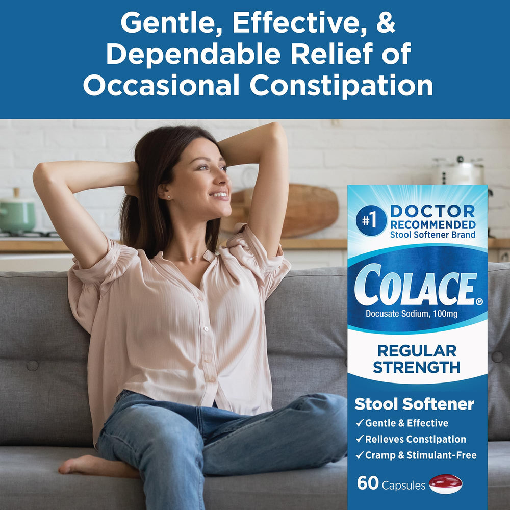 Colace helps users pass stool more easily during daily activities.