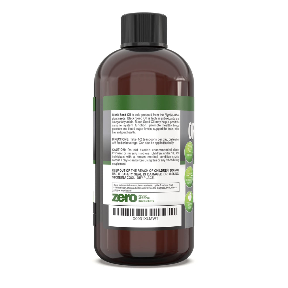 Cold-pressed extraction process of black seed oil
