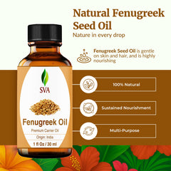 Cold-pressed fenugreek oil extracted from fenugreek seeds