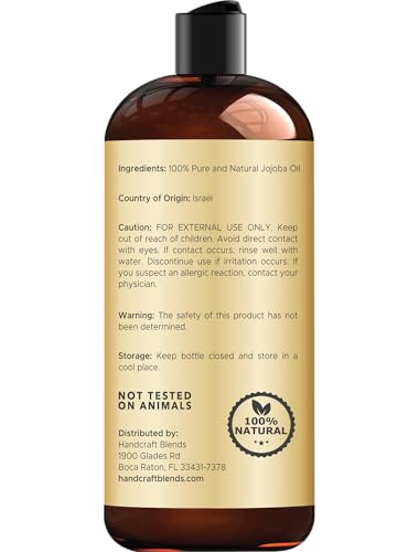 Cold-pressed jojoba oil - 100% pure and vegan