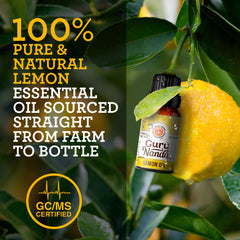 Cold-pressed lemon peel extract essential oil