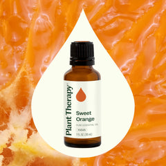 Close-up of cold-pressed orange peel oil