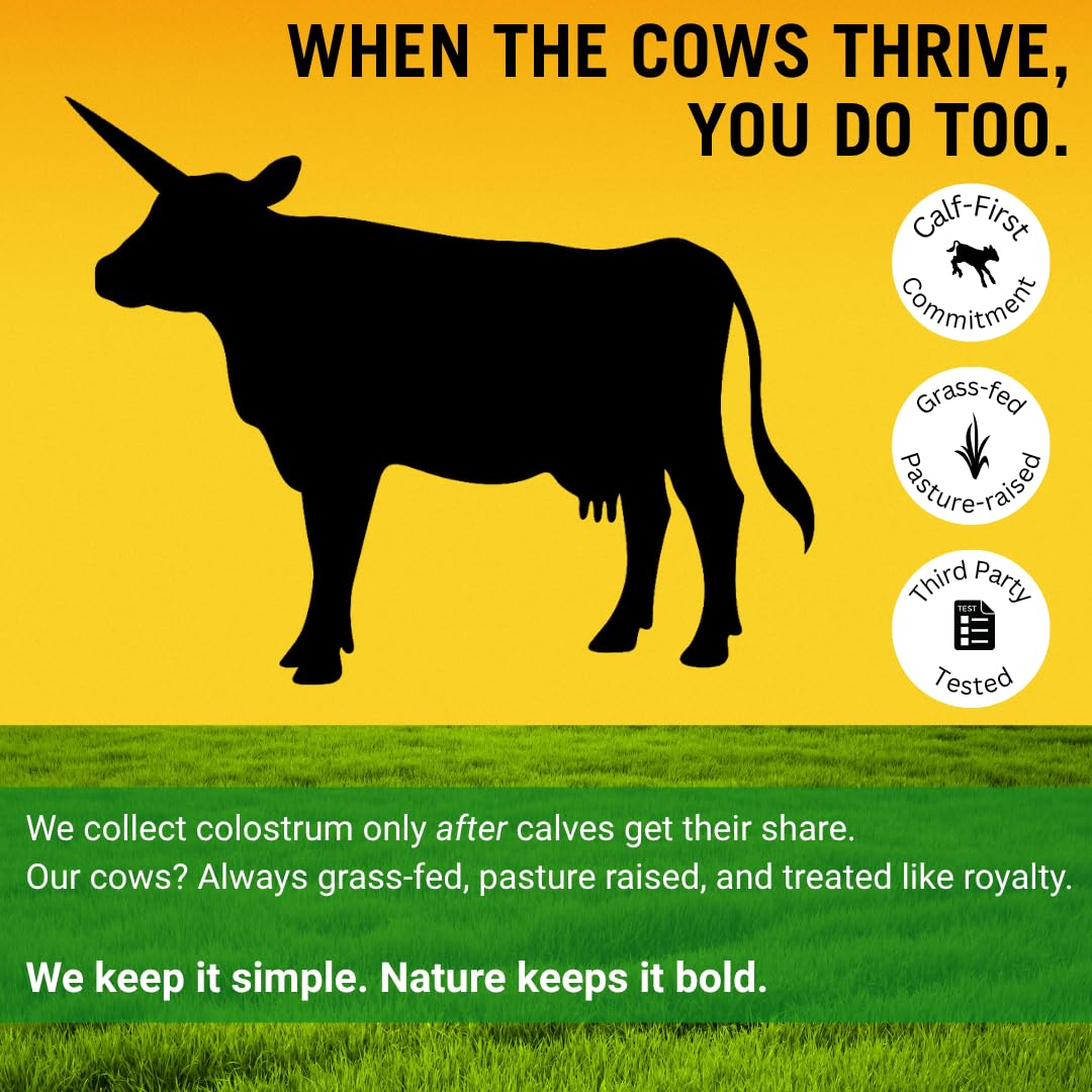 Cold-processed colostrum preserving bioactive nutrients