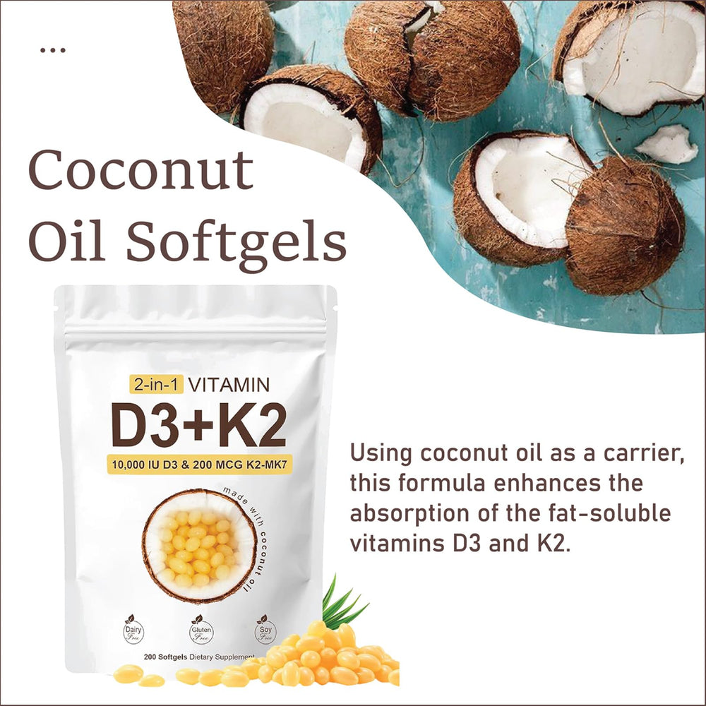 Softgel capsules infused with coconut oil