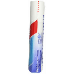 Packaging label showing cavity protection benefits