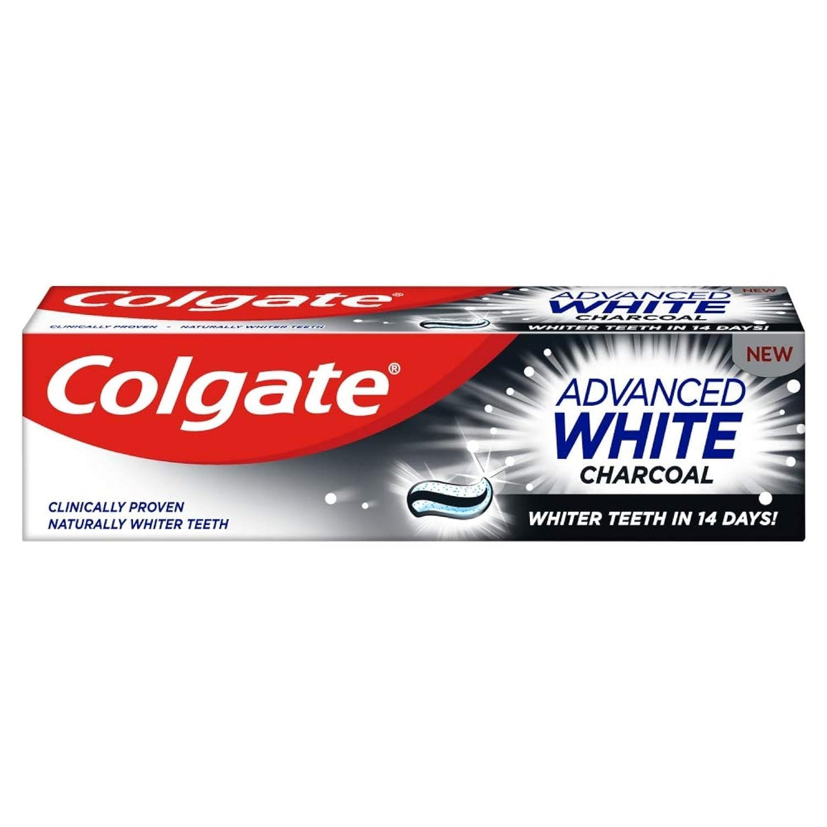 Colgate Advanced White Charcoal toothpaste 75ml tube