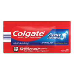 Front view of Colgate Anticavity Paste 2oz foil pack