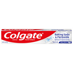 Colgate Baking Soda and Peroxide Whitening Toothpaste Brisk Mint 2.5 oz tube, 6-pack