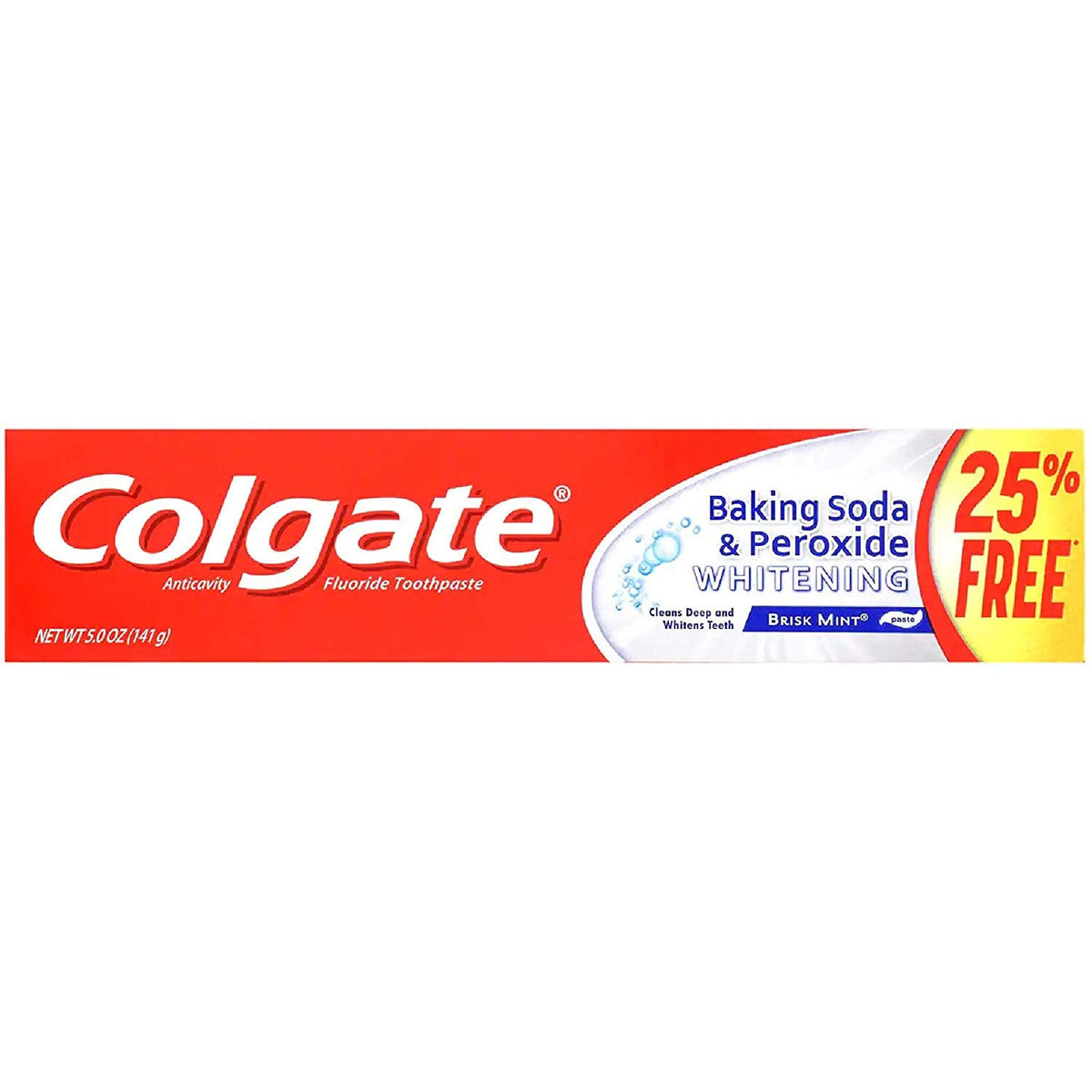 Colgate Brisk Mint Whitening Toothpaste 5 oz tube