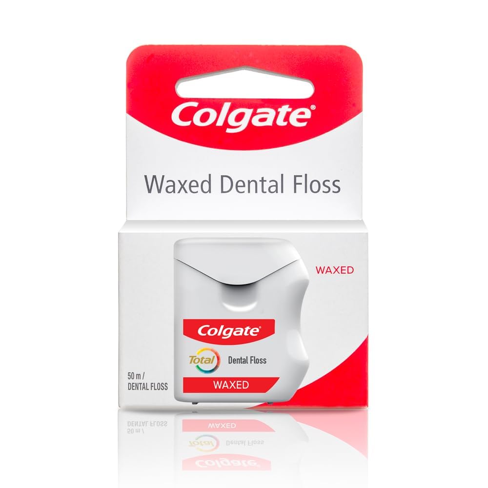 Product packaging display for Colgate Charcoal Floss Mint 2pk
