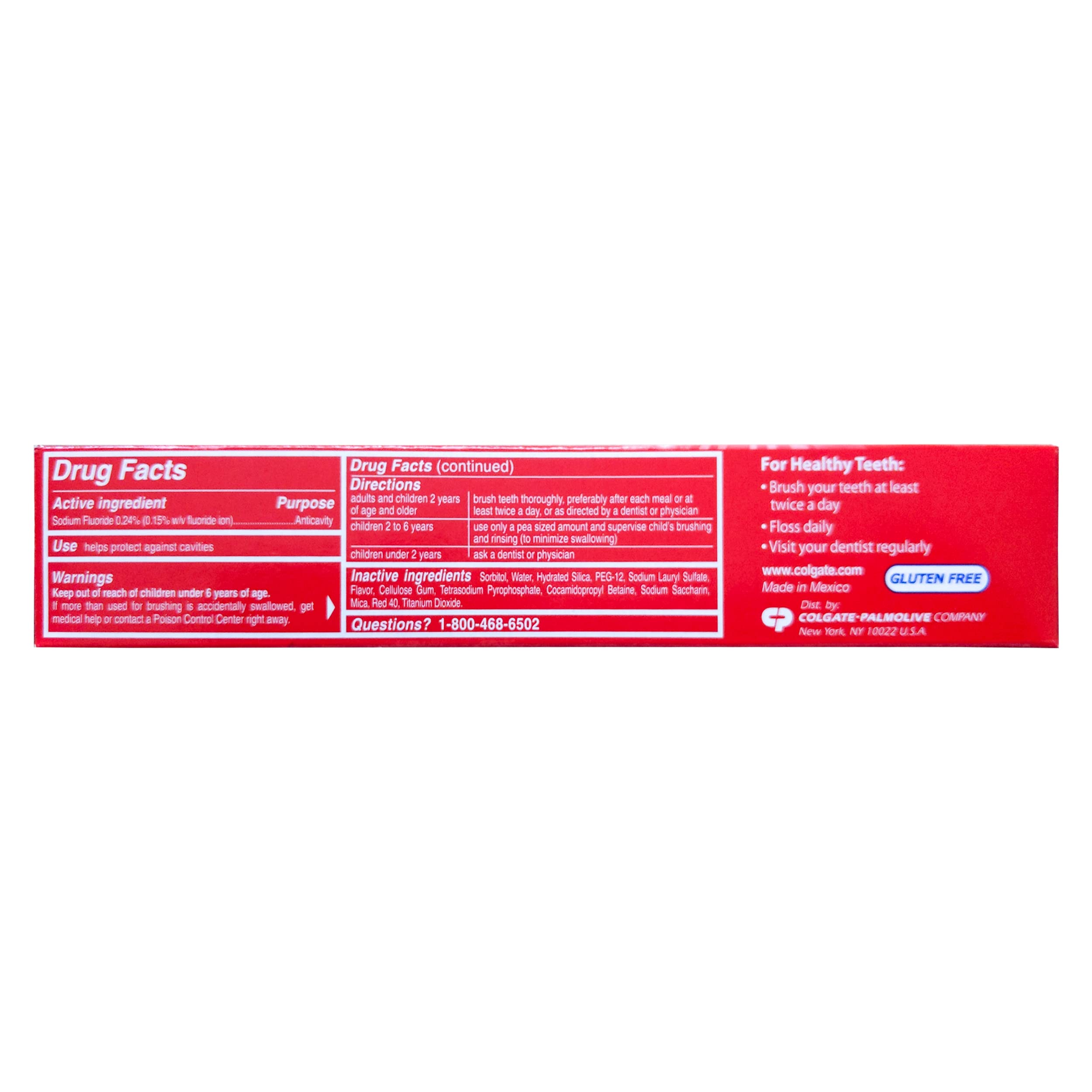 Close-up of toothpaste gel highlighting whitening aspect