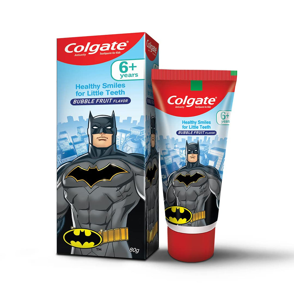 Colgate Kids Batman Glow in the Dark toothpaste front view 80 g
