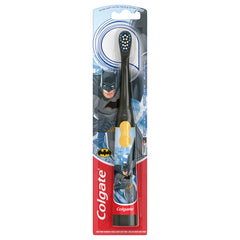 Front view of Colgate Kids Batman battery-powered toothbrush