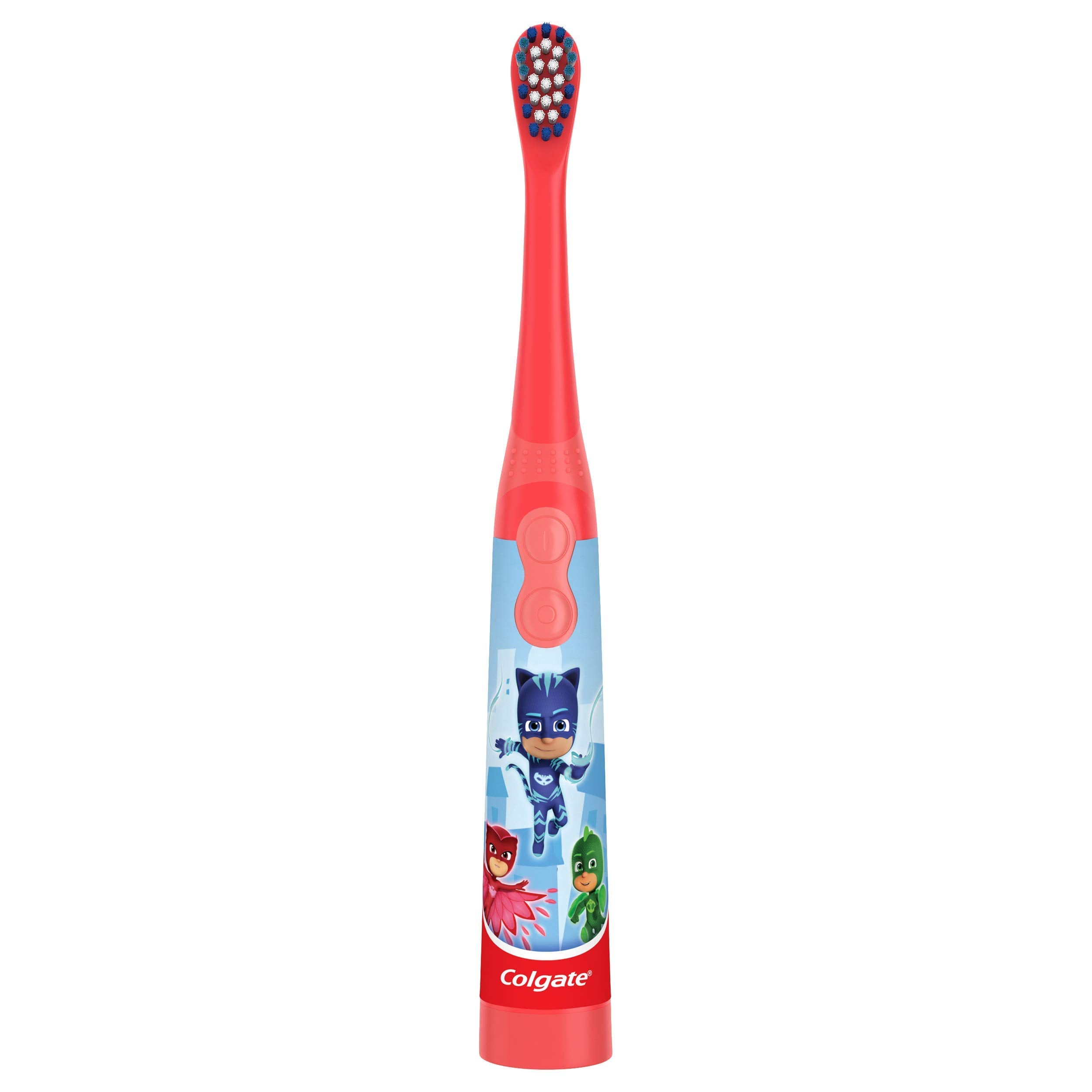 Toothbrush laying flat on surface for toothpaste application