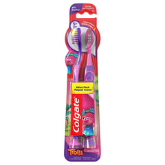 Colgate Kids Trolls extra soft toothbrush 4-pack - front view