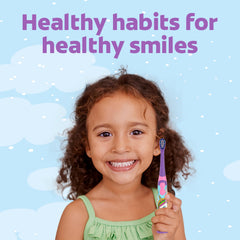 On/off switch on Colgate Kids Battery Toothbrush