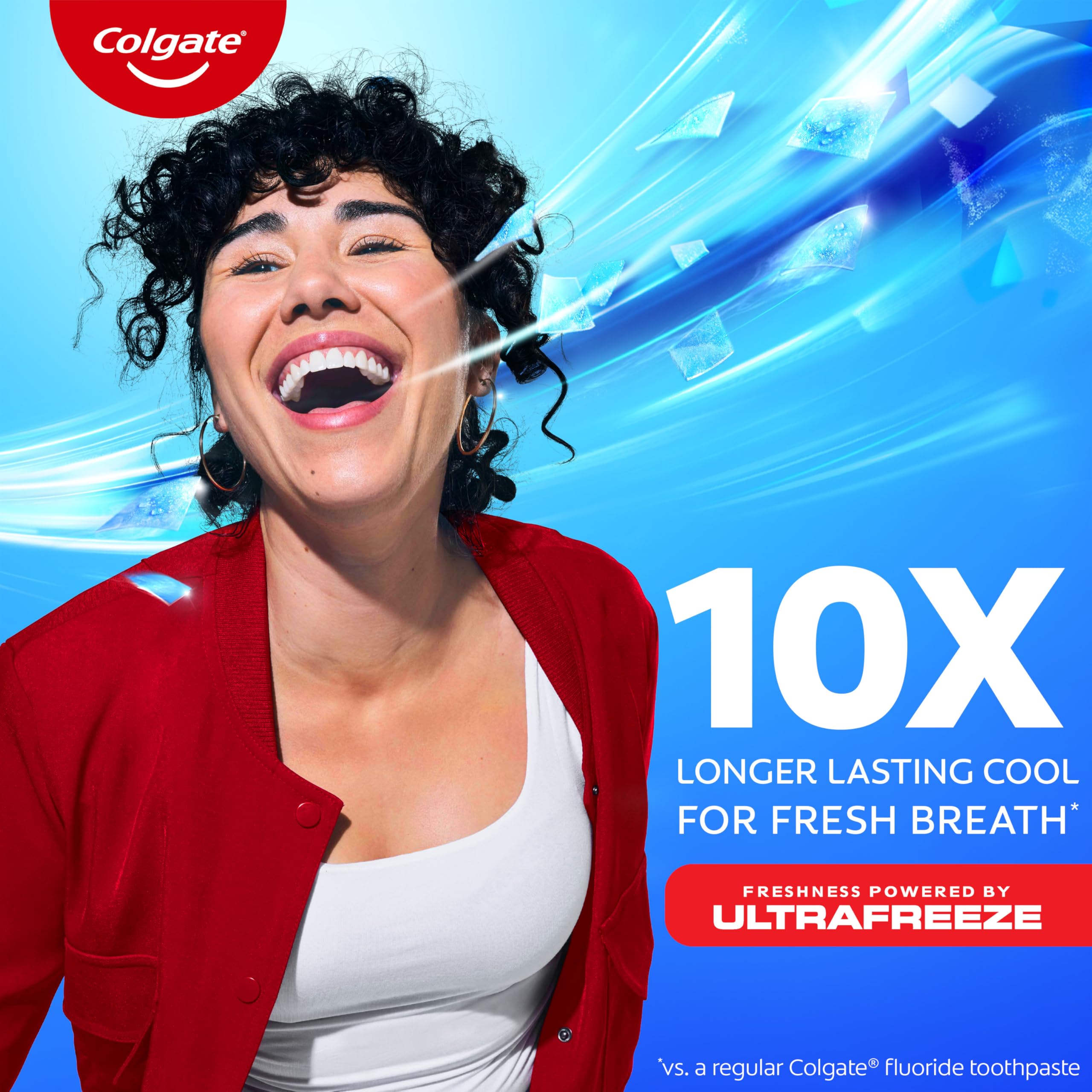Fluoride toothpaste formula highlighting cavity protection