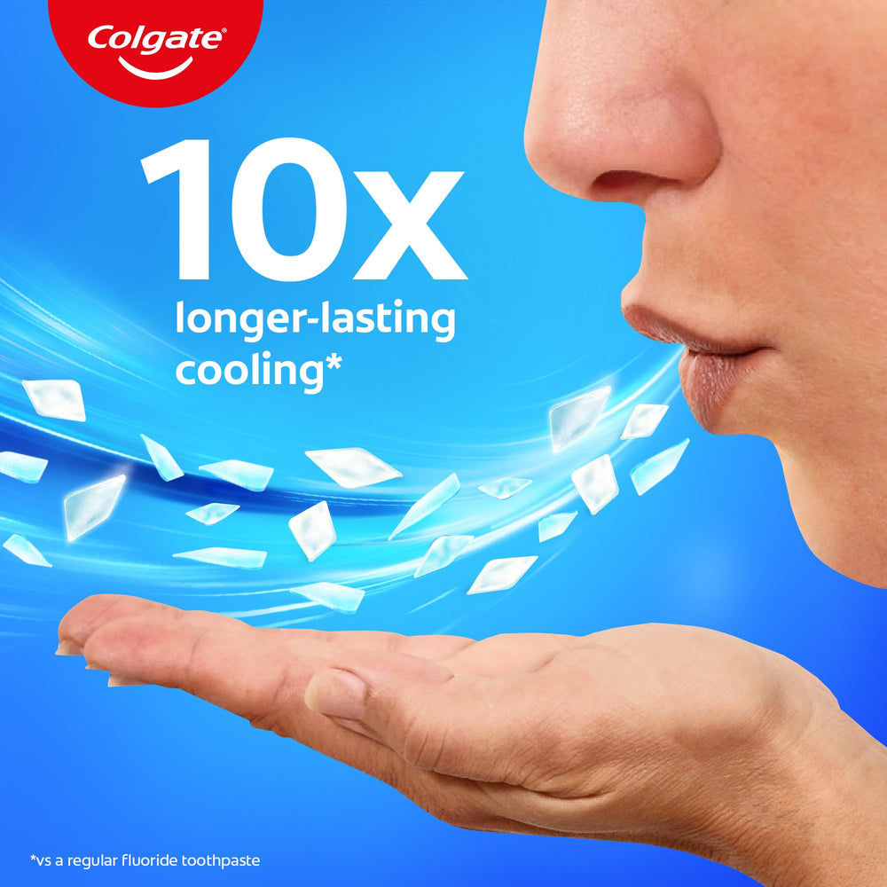 Menthol cooling graphic representing 10x freshness