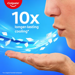 Menthol cooling graphic representing 10x freshness