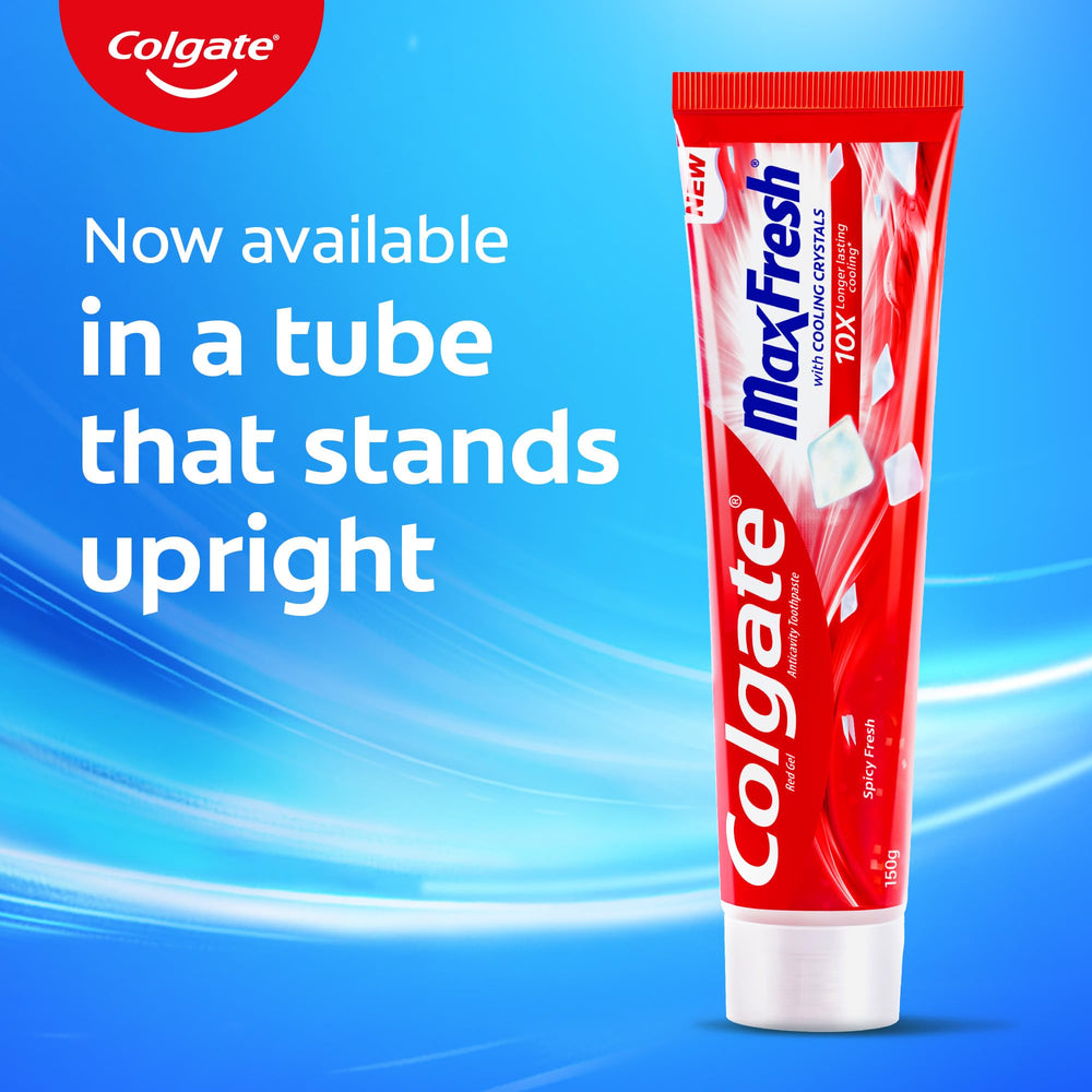 Tooth whitening and gum care with Colgate MaxFresh Red Gel