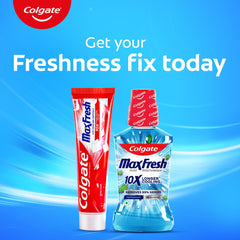 Vegan and gluten-free icons on Colgate MaxFresh packaging