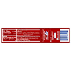 Branding and seal on Colgate Optic White Advanced