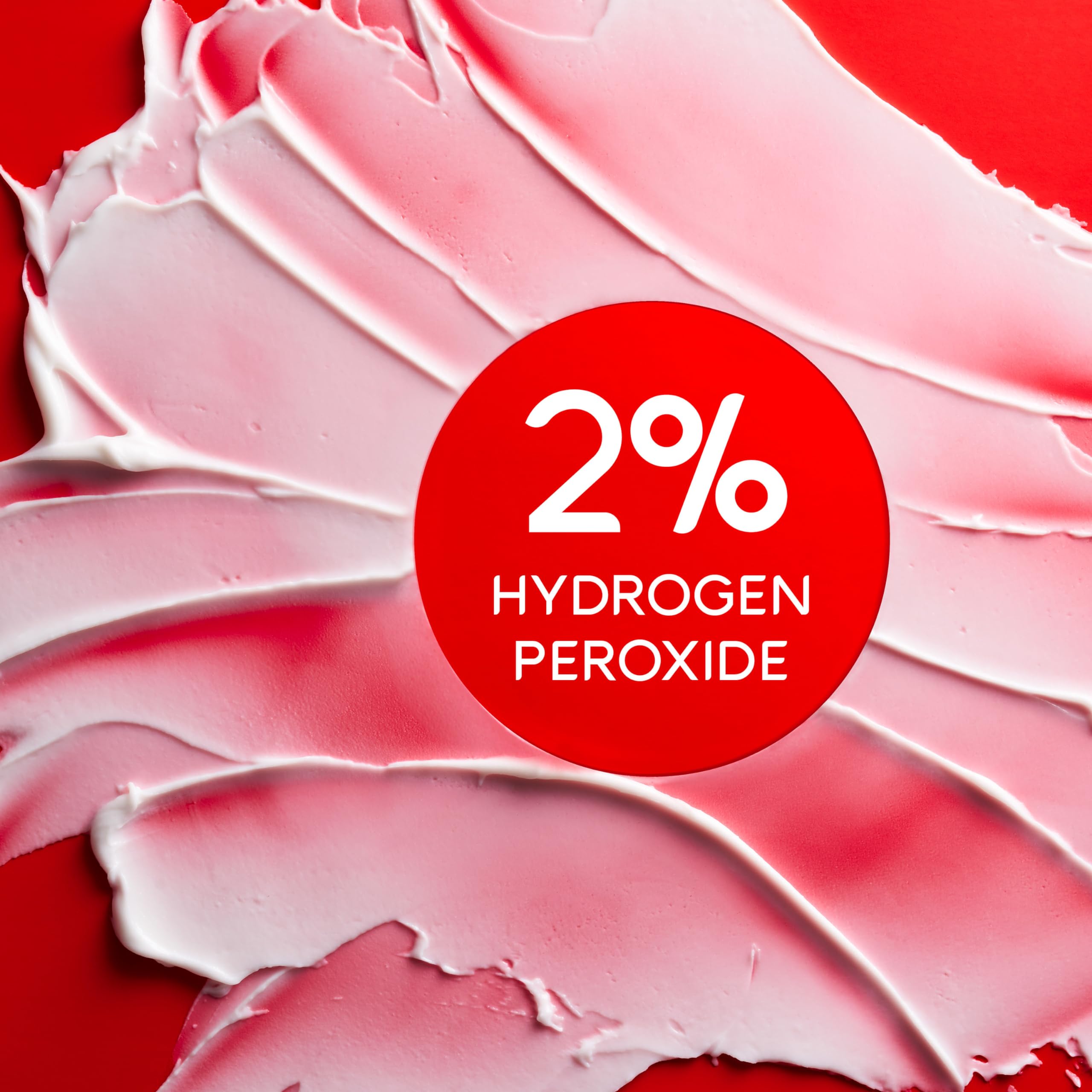 Detail of the 2% hydrogen peroxide whitening formula