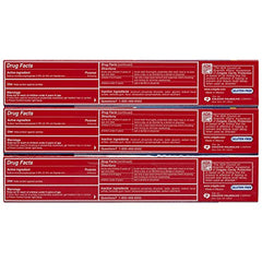 Mint flavor and design elements on Colgate Cavity Protection toothpaste packaging