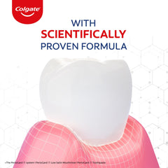 Gums and teeth health concept featuring Colgate PerioGard