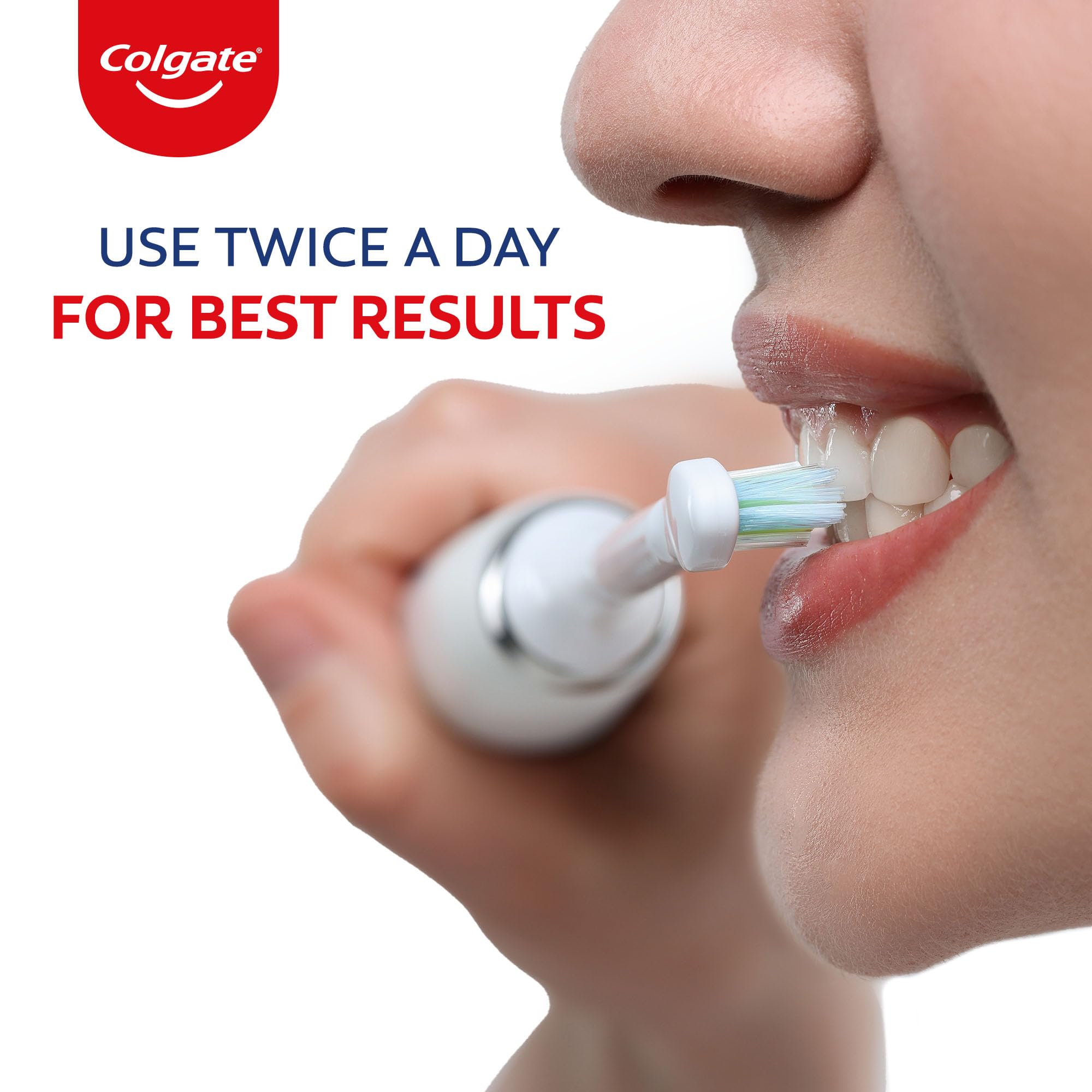 Brushing teeth with Colgate PerioGard Gum Protection