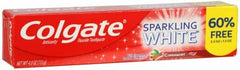 Two Colgate Sparkling White Cinnamint toothpaste tubes side by side