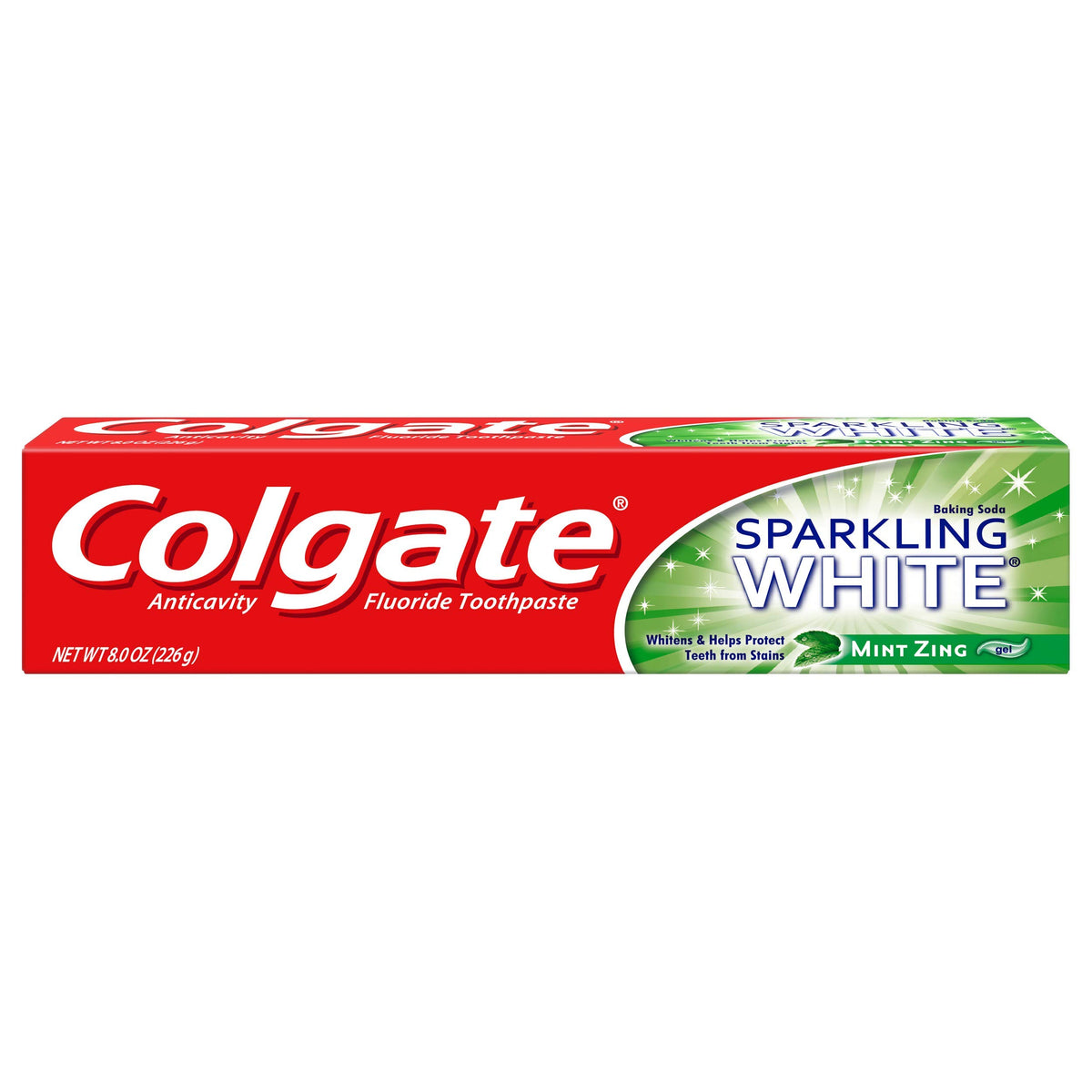 Colgate Sparkling White Whitening Toothpaste Mint 8 oz tube