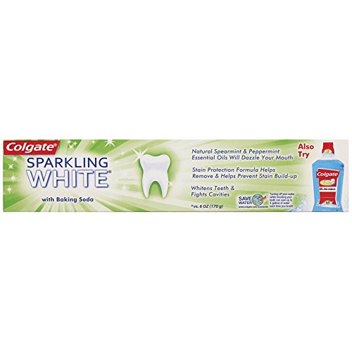 Close-up of Colgate toothpaste texture for whitening formula