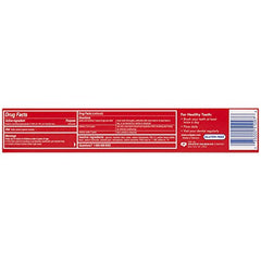 Whitening action visual illustrating stain removal by Colgate toothpaste