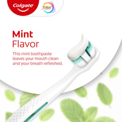 Mint fresh breath visualization for Colgate Total Clean Mint toothpaste