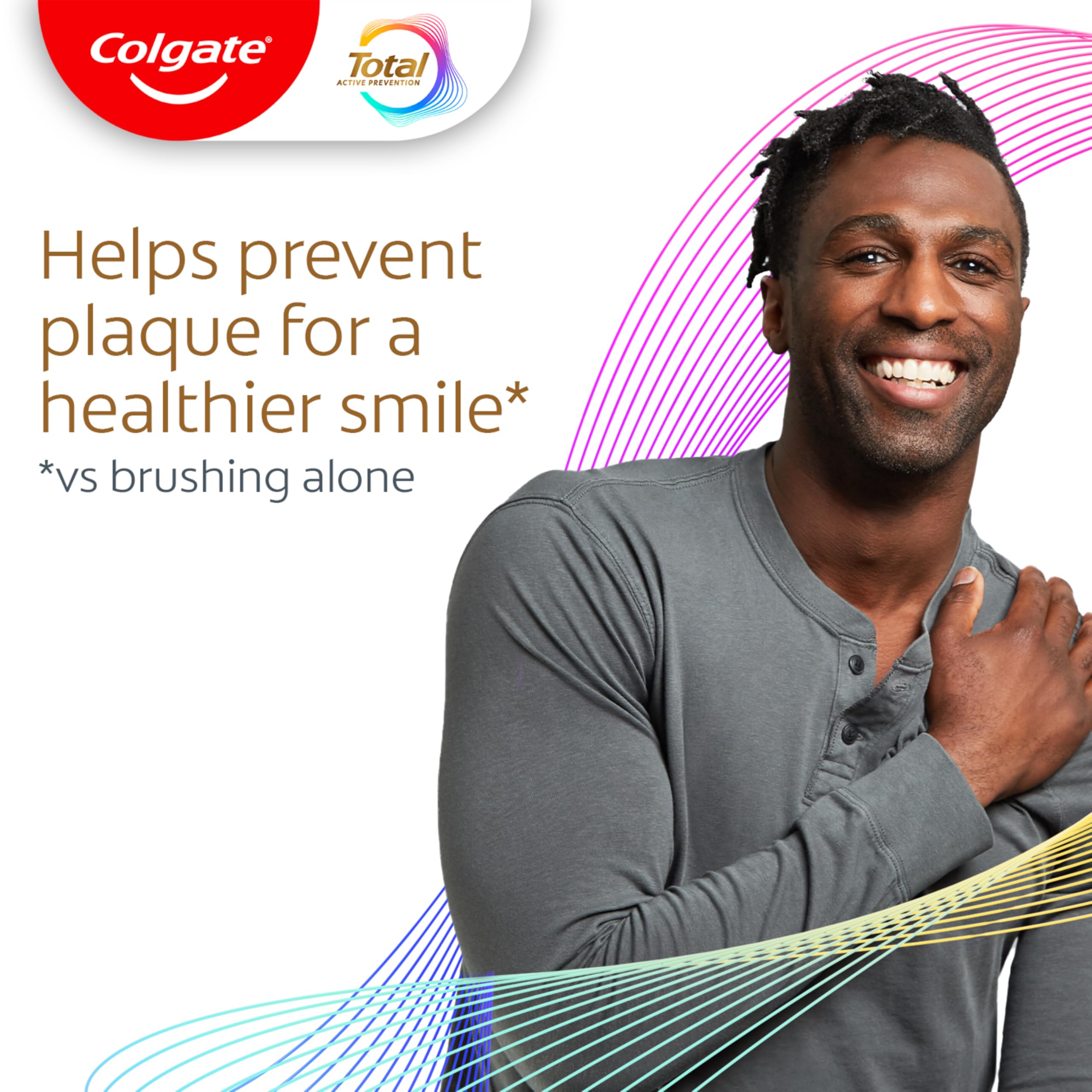 ADA-accepted mint mouthwash by Colgate Total