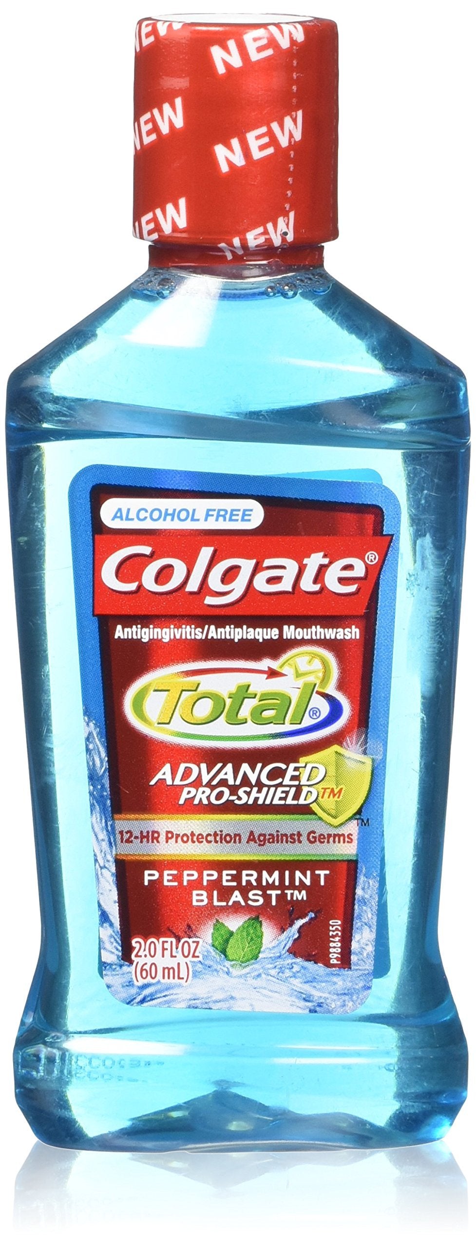 Colgate Total Advanced Pro-Sheild Mouthwash Peppermint Blast 2 oz bottle in 3-pack