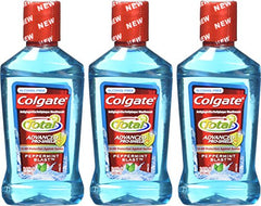Colgate Total Advanced Pro-Sheild Peppermint Blast mouthwash 3-pack with 2 oz bottles