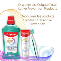 Alcohol-free seal on Colgate Total Advanced Pro-Shield bottle