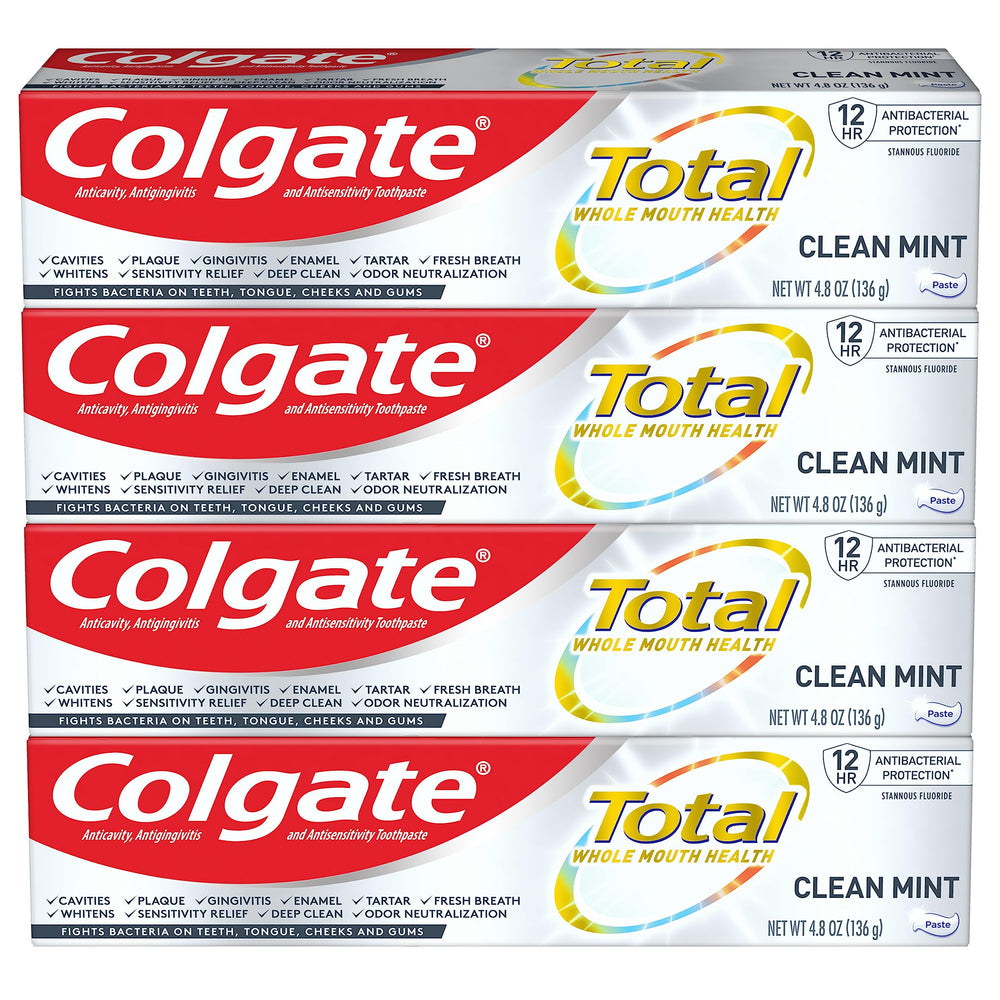Hero image of Colgate Total Clean Mint toothpaste 4-pack