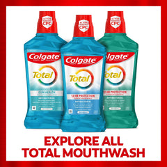 Splash image of Colgate Total Gum Health Alcohol Free Mouthwash