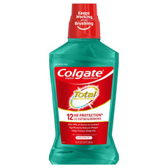 Colgate Total Pro-Shield Mouthwash Spearmint 500 mL bottle front